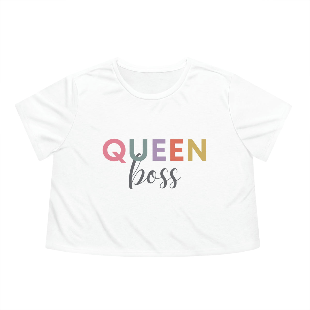 Queen Boss Womens Crop Tee