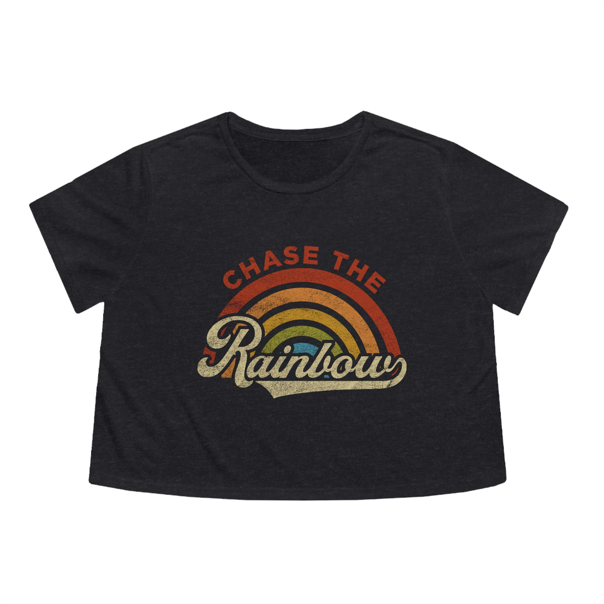 Chase The Rainbow Crop Tee