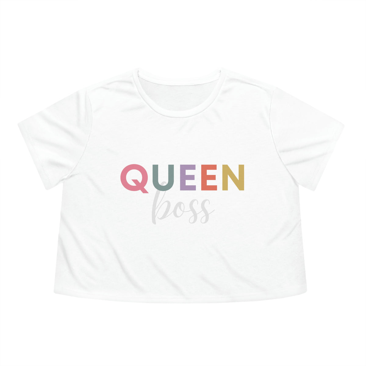 Queen Boss Crop Tee