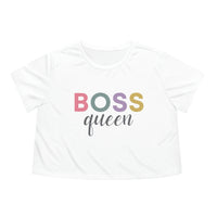 Boss Queen Womens Crop Tee