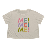 Me Me Me Womens Crop Tee