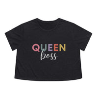 Queen Boss Crop Tee