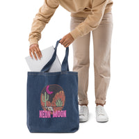 Neon Moon Denim Tote