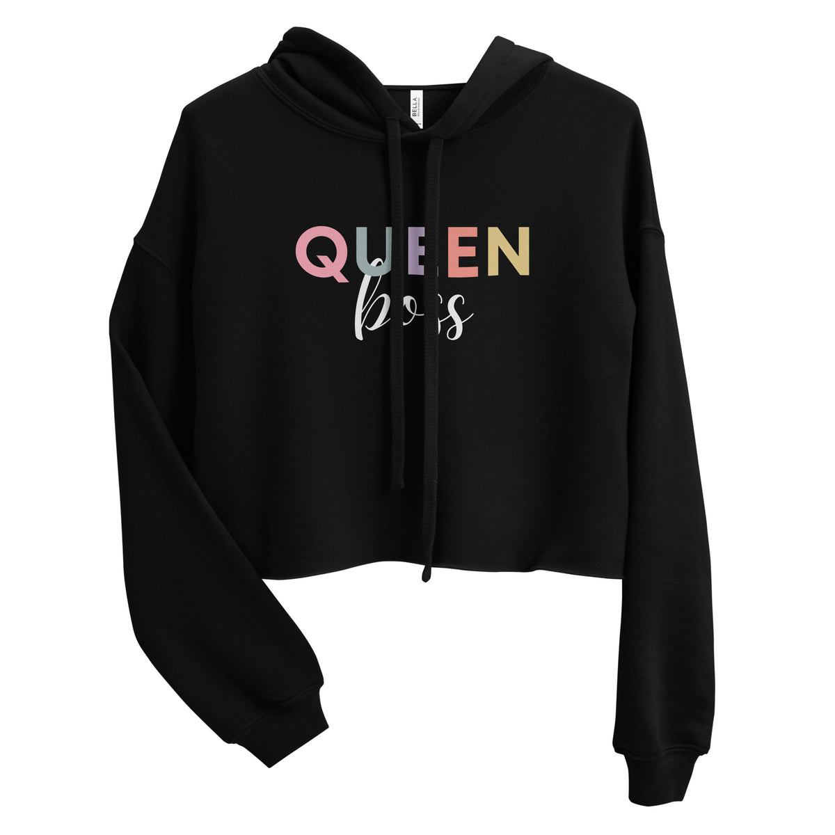 Queen Boss Crop Hoodie