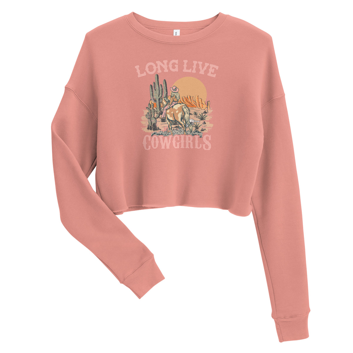 Long Live Cowgirls Crop Sweatshirt