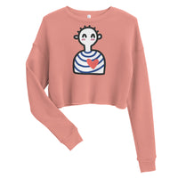 HeartMan Crop Sweatshirt